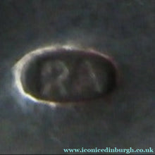 Load image into Gallery viewer, 1940s Scottish Celtic Brooch Targe Design after Alexander Ritchie. Glassgow Hallmark
