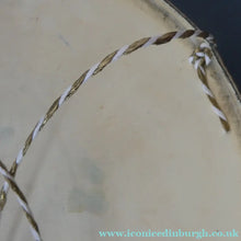 Load image into Gallery viewer, Vintage 1940s Child's Tin Drum / Decorator's Item with Victory in Europe Motif
