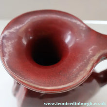 Load image into Gallery viewer, 1940s DANISH Bode Willumsen Jug with Sweeping Handle for Royal Copenhegen. Ox Blood Red Glaze. Model  2917
