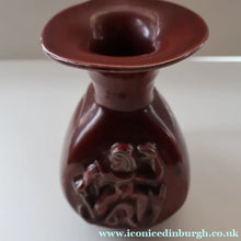 Load image into Gallery viewer, 1940s DANISH Bode Willumsen Jug with Sweeping Handle for Royal Copenhegen. Ox Blood Red Glaze. Model  2917
