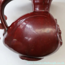 Load image into Gallery viewer, 1940s DANISH Bode Willumsen Jug with Sweeping Handle for Royal Copenhegen. Ox Blood Red Glaze. Model  2917
