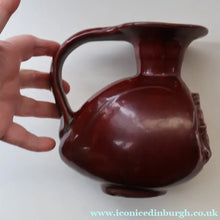 Load image into Gallery viewer, 1940s DANISH Bode Willumsen Jug with Sweeping Handle for Royal Copenhegen. Ox Blood Red Glaze. Model  2917
