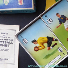 Load image into Gallery viewer, 1940s Vintage Football Card Game. International Football Whist Pepys
