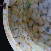 Load image into Gallery viewer, 1940s Glass Hanging Goldfish Bowl or Flycatcher Lampshade. Mottled Marble Effect - British Glass
