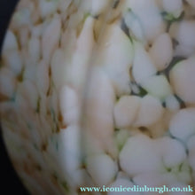 Load image into Gallery viewer, 1940s Glass Hanging Goldfish Bowl or Flycatcher Lampshade. Mottled Marble Effect - British Glass
