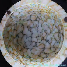 Load image into Gallery viewer, 1940s Glass Hanging Goldfish Bowl or Flycatcher Lampshade. Mottled Marble Effect - British Glass

