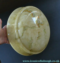 Load image into Gallery viewer, 1930s 1940s Glass Flycatcher Goldfish Bowl Hanging Light Shade

