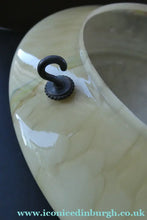 Load image into Gallery viewer, 1930s 1940s Glass Flycatcher Goldfish Bowl Hanging Light Shade
