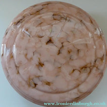 Load image into Gallery viewer, 1940s Glass Hanging Goldfish Bowl or Flycatcher Lampshade. Opaque SUGAR PINK Glass 
