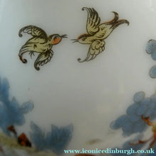 Load image into Gallery viewer, Vintage SINGLE Glass Shade. Opaque White Glass with Transfer Printed WILLOW PATTERN Design
