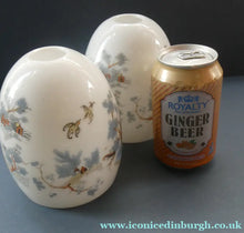 Load image into Gallery viewer, Vintage SINGLE Glass Shade. Opaque White Glass with Transfer Printed WILLOW PATTERN Design
