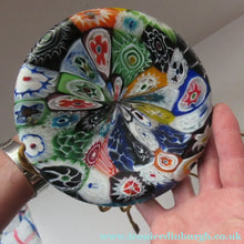 Load image into Gallery viewer, Vintage Fratelli Toso Millefiori Tutti Frutti Glass Lamp Base
