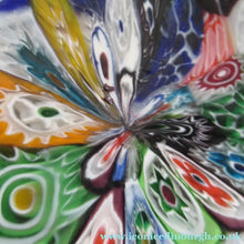 Load image into Gallery viewer, Vintage Fratelli Toso Millefiori Tutti Frutti Glass Lamp Base

