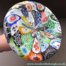 Load image into Gallery viewer, Vintage Fratelli Toso Millefiori Tutti Frutti Glass Lamp Base
