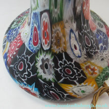 Load image into Gallery viewer, Vintage Fratelli Toso Millefiori Tutti Frutti Glass Lamp Base
