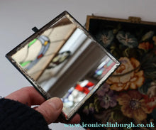 Load image into Gallery viewer, Larger Vintage 1940s British PETIT POINT Tapestry Handbag or Evening Bag with Pink Roses Design. Excellent Condition
