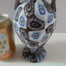 Load image into Gallery viewer, Vintage Fratelli Toso Fused Millefiori Satin Glass Vase
