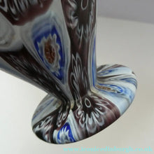 Load image into Gallery viewer, Vintage Fratelli Toso Fused Millefiori Satin Glass Vase
