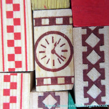 Load image into Gallery viewer, 1940s Wooden Building Blocks 1940s German Toys
