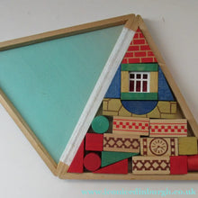 Load image into Gallery viewer, 1940s Wooden Building Blocks 1940s German Toys
