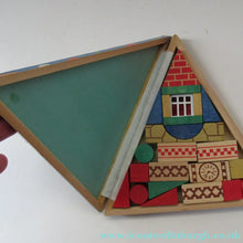 Load image into Gallery viewer, 1940s Wooden Building Blocks 1940s German Toys

