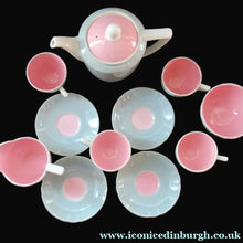 Load image into Gallery viewer, John Wadsworth Minton Solano Ware 1940s Green and Pink
