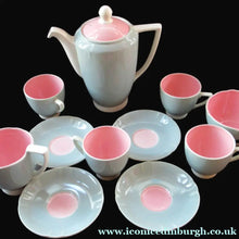 Load image into Gallery viewer, John Wadsworth Minton Solano Ware 1940s Green and Pink
