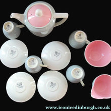 Load image into Gallery viewer, John Wadsworth Minton Solano Ware 1940s Green and Pink
