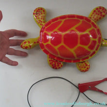 Load image into Gallery viewer, 1940s Vintage Mobo Tin Plate  Toy Tortoise. Moving Child's Toy
