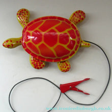 Load image into Gallery viewer, 1940s Vintage Mobo Tin Plate  Toy Tortoise. Moving Child's Toy

