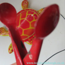 Load image into Gallery viewer, 1940s Vintage Mobo Tin Plate  Toy Tortoise. Moving Child's Toy
