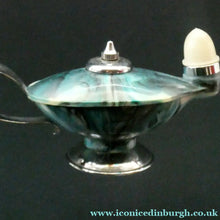 Load image into Gallery viewer, Vintage 1940s Plastic PIFCO Magic Nursery Lamp / Aladdin Lamp.  Boxed with Instructions
