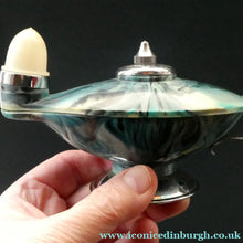 Load image into Gallery viewer, Vintage 1940s Plastic PIFCO Magic Nursery Lamp / Aladdin Lamp.  Boxed with Instructions
