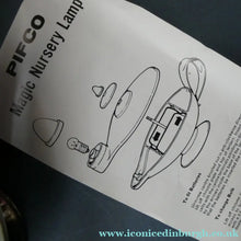 Load image into Gallery viewer, Vintage 1940s Plastic PIFCO Magic Nursery Lamp / Aladdin Lamp.  Boxed with Instructions
