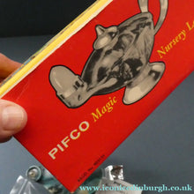 Load image into Gallery viewer, Vintage 1940s Plastic PIFCO Magic Nursery Lamp / Aladdin Lamp.  Boxed with Instructions
