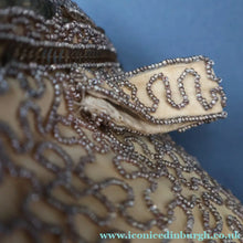 Load image into Gallery viewer, 1940s Pretty Little Vintage Sequin and Glass Beads Evening Purse. Made in Belgium
