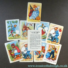 Load image into Gallery viewer, Vintage 1940s SNAP Playing Cards Game. Clifford Series Pantomime Snap Game COMPLETE
