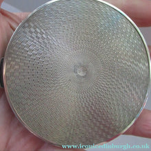 Load image into Gallery viewer, Vintage 1940s Hallmarked 1946 Solid Silver Powder Compact
