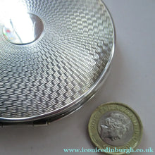Load image into Gallery viewer, Vintage 1940s Hallmarked 1946 Solid Silver Powder Compact
