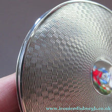 Load image into Gallery viewer, Vintage 1940s Hallmarked 1946 Solid Silver Powder Compact
