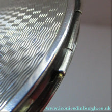 Load image into Gallery viewer, Vintage 1940s Hallmarked 1946 Solid Silver Powder Compact
