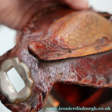 Load image into Gallery viewer, Vintage 1940s Armadillo Handbag. Purchased in Los Angeles in the 1990s
