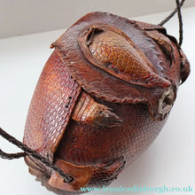 Load image into Gallery viewer, Vintage 1940s Armadillo Handbag. Purchased in Los Angeles in the 1990s
