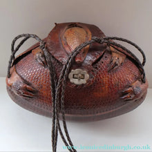 Load image into Gallery viewer, Vintage 1940s Armadillo Handbag. Purchased in Los Angeles in the 1990s
