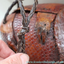 Load image into Gallery viewer, Vintage 1940s Armadillo Handbag. Purchased in Los Angeles in the 1990s
