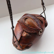 Load image into Gallery viewer, Vintage 1940s Armadillo Handbag. Purchased in Los Angeles in the 1990s
