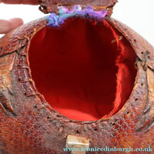 Load image into Gallery viewer, Vintage 1940s Armadillo Handbag. Purchased in Los Angeles in the 1990s
