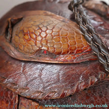 Load image into Gallery viewer, Vintage 1940s Armadillo Handbag. Purchased in Los Angeles in the 1990s
