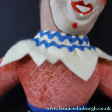 Load image into Gallery viewer, 1940s Vintage Norah Wellings Style Doll: Strange Clown or Pierrot Design - Vintage Dolls
