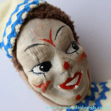 Load image into Gallery viewer, 1940s Vintage Norah Wellings Style Doll: Strange Clown or Pierrot Design - Vintage Dolls
